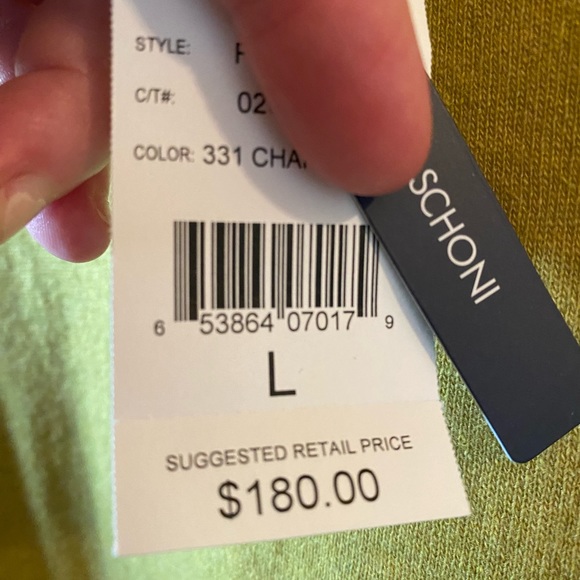 Magaschoni Chartreuse Cashmere Sleeveless Sweater - Picture 4 of 6